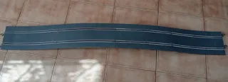 Puente Scalextric pistas grises.