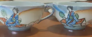 Juego de té porcelana china antiguo