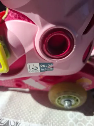 Patines Niña Oxelo Talla 26-28 Rosa