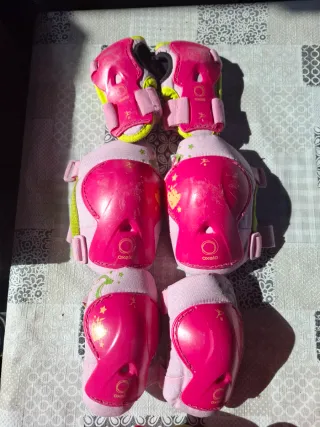 Patines Niña Oxelo Talla 26-28 Rosa