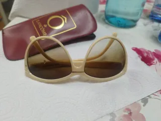 Gafas de sol mujer beige y marrón