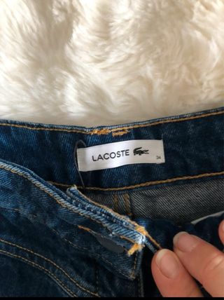 Pantalones Vaqueros Lacoste Azules