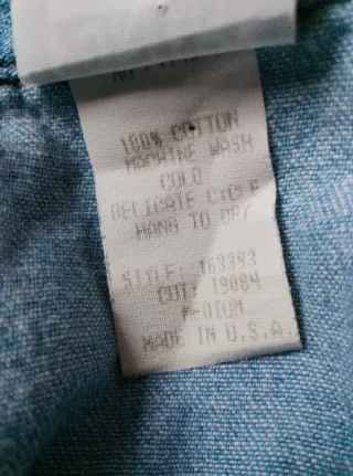 Camicetta Pottery jeans smanicata vintage