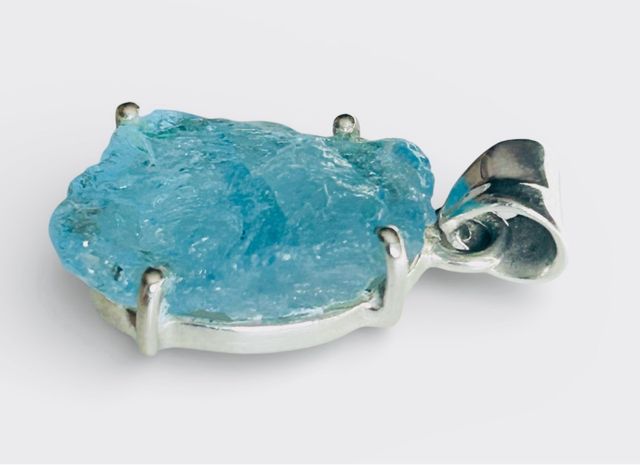 Topacio Azul Natural Plata 925
