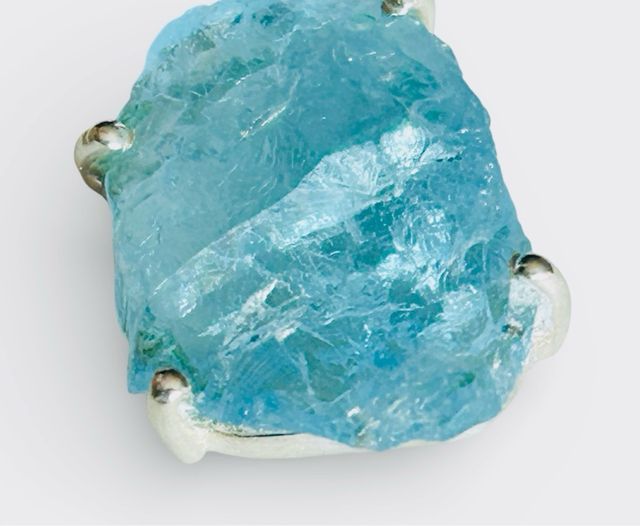 Topacio Azul Natural Plata 925