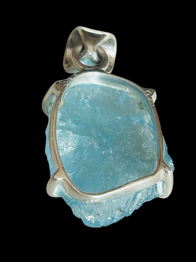 Topacio Azul Natural Plata 925