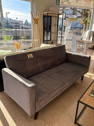 Sofá Cama Click Clack Tela y Metal