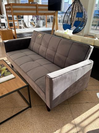 Sofá Cama Click Clack Tela y Metal