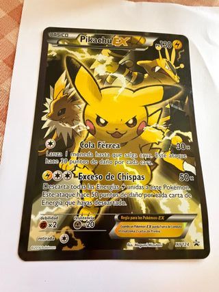 Pikachu EX XY124 Promo Jumbo 2016