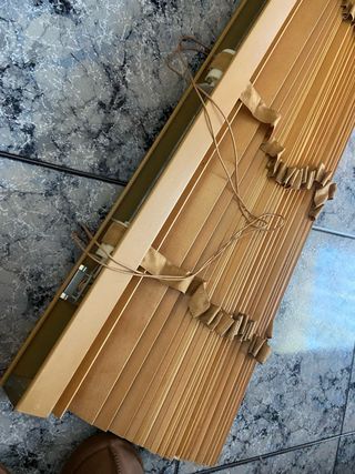 Persiana veneciana madera 89cm beige/marrón