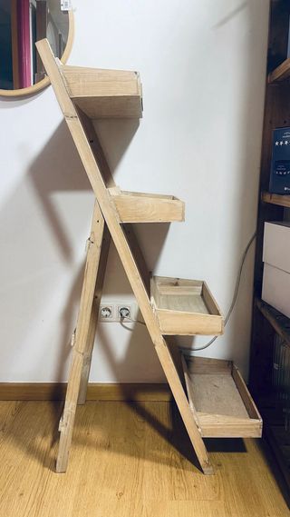 Estantería Escalera Madera