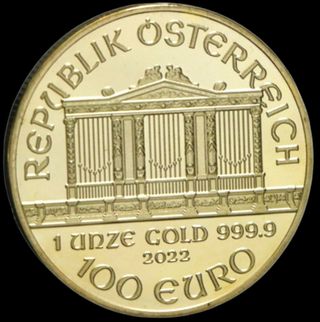 2022 AUSTRIA 2 MONEDAS DE COLECCIÓN FILARMÓNICA