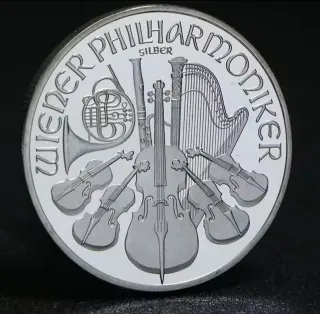 2022 AUSTRIA 2 MONEDAS DE COLECCIÓN FILARMÓNICA