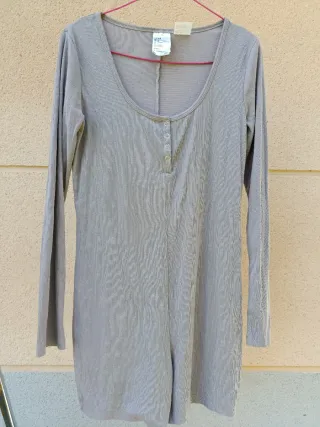 Mono corto H&M manga larga beige talla M