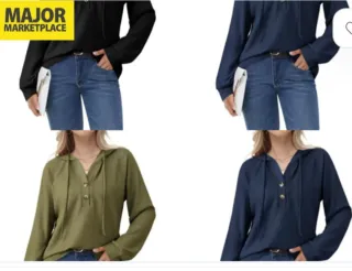 Lote 14 Sudaderas Mujer Hilo Capucha Talla Única