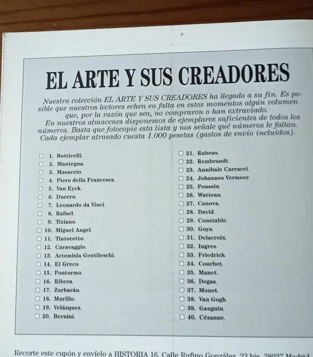 El Arte y sus Creadores