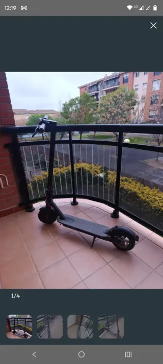 Patinete Eléctrico Xiaomi Negro