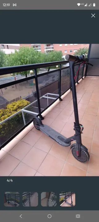 Patinete Eléctrico Xiaomi Negro