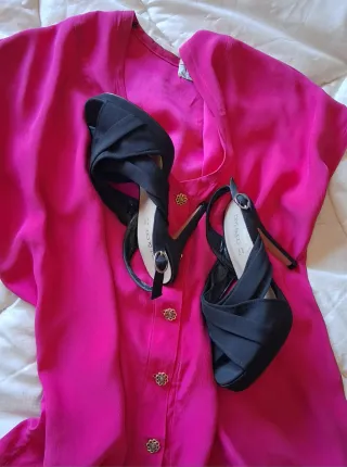 Sandali donna tacco alto neri