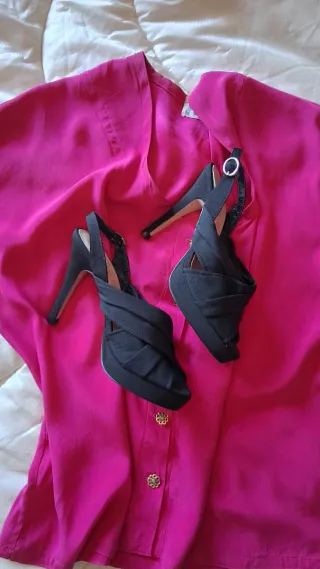 Sandali donna tacco alto neri