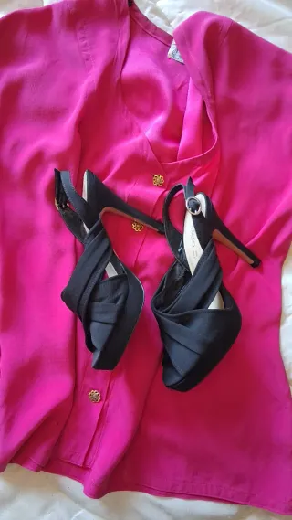 Sandali donna tacco alto neri