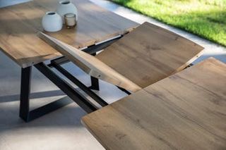 Mesa extensible madera y metal 180/230