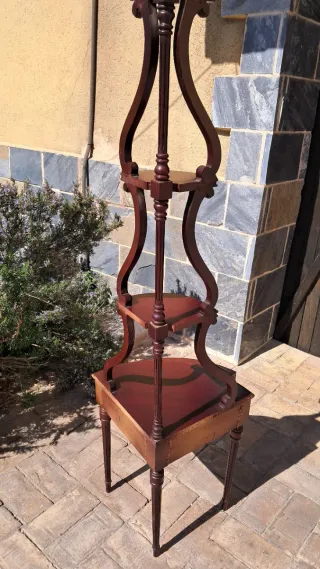 Rinconera estantería madera antigua mueble vintage