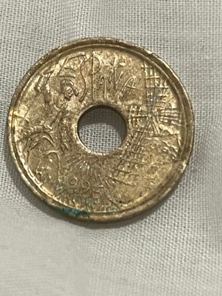 2 Monedas 25 Pesetas Castilla-La Mancha 1996