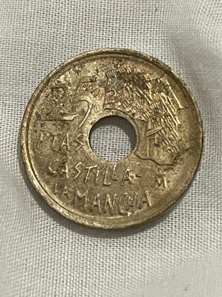 2 Monedas 25 Pesetas Castilla-La Mancha 1996
