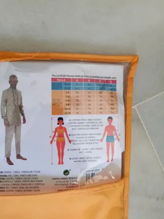 Disfraz Hindú Hombre Talla M