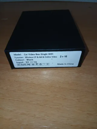 Car Video Box-Single WiFi Negro