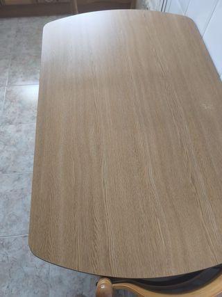 Conjunto mesa, 2 sillas y 2 banquetas