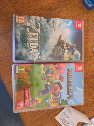 Juegos Nintendo Switch: Zelda y Minecraft