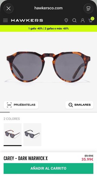Gafas de sol Hawkers Marrones
