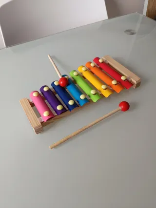 Xilófono de madera para niños