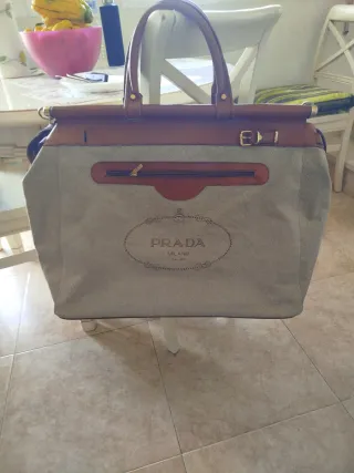 Bolso de viaje grande Prada