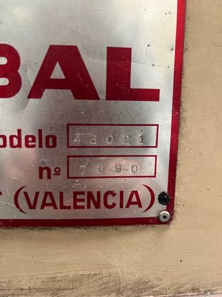 Máquina de lavado antigua Istobal modelo 45021.