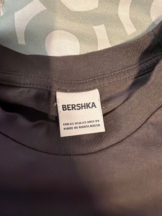 Camiseta marron Talla XS