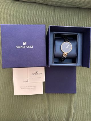 Reloj Swarovski Mujer Azul y Plateado