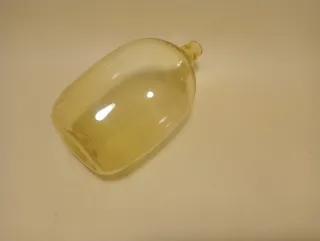 VASO Bottiglia in vetro giallo trasparente VINTAGE