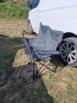 Silla doble plegable camping
