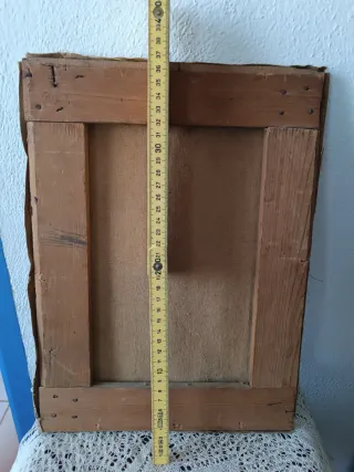 Antiguo cuadro óleo sobre lienzo