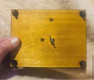 Carillon antico portasigarette in legno