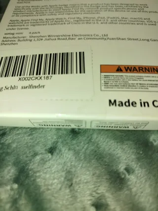 weTag mini 4 unidades