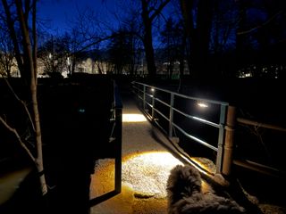 Lámpara Solar Acero Corten para escaleras