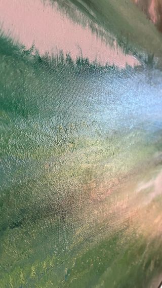 Cuadro Óleo Original Sanz Paisaje