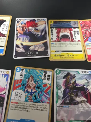 Lote 8 cartas One Piece TCG JP