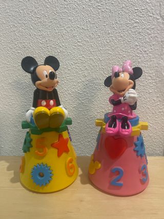 Figuras Disney Mickey y Minnie