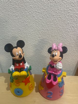 Figuras Disney Mickey y Minnie