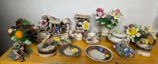 Porcelana Italiana Capodimonte.